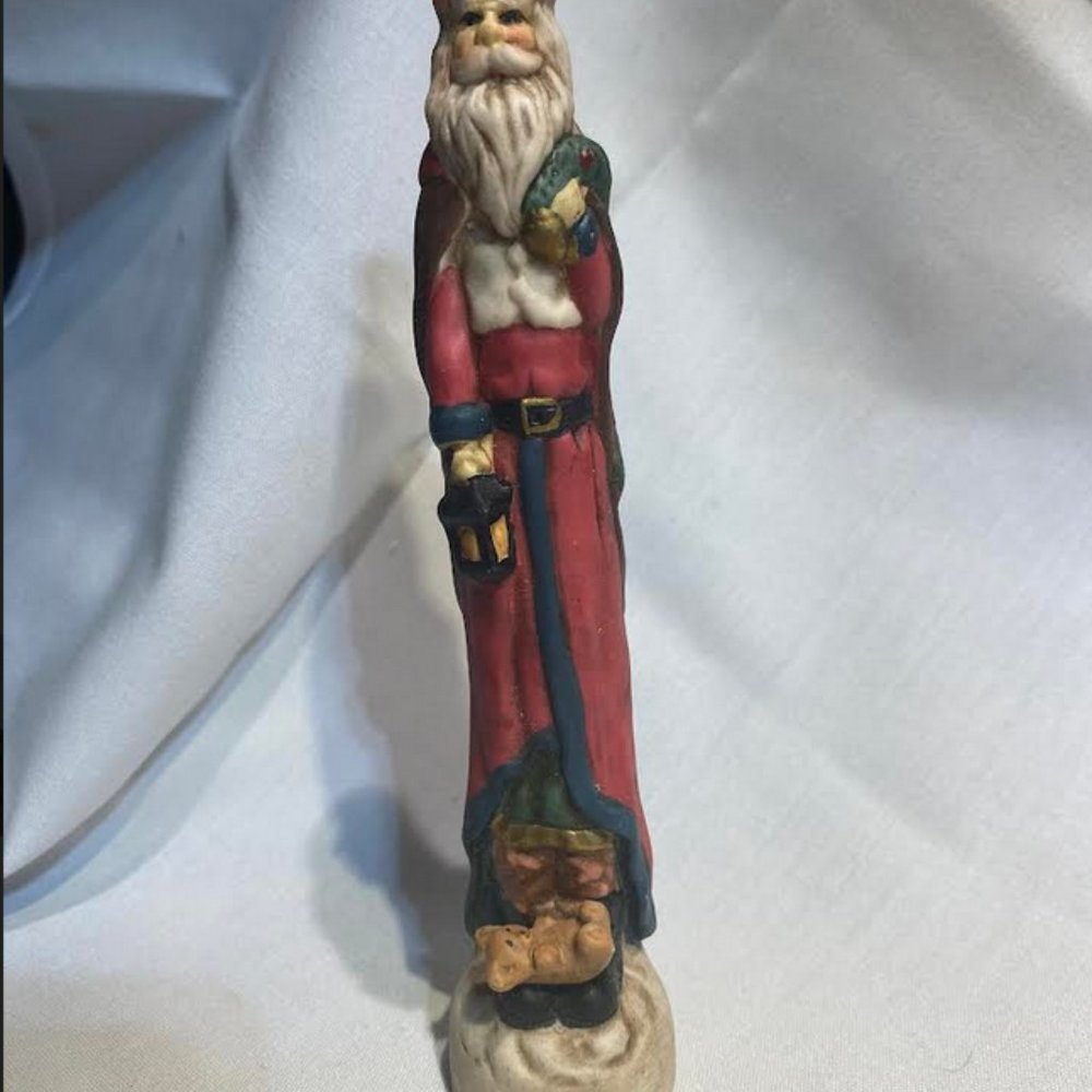 Holiday Traditions Santa Figurine Christmas in Original Box 7in
